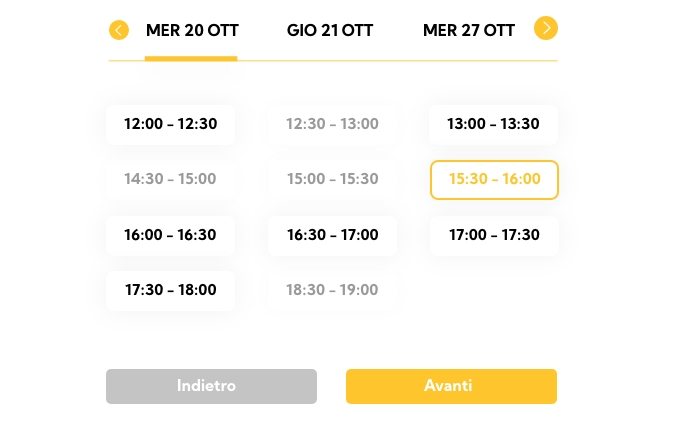 I tuoi clienti prenotano